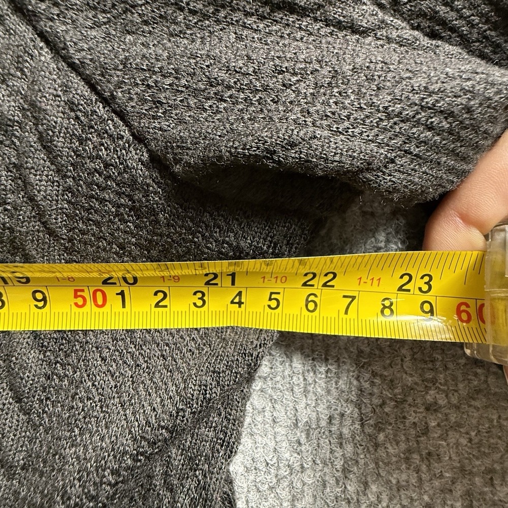 Plus Size 3X 4X Plaid Dress Cable Knit Cardigan Overlay Belted Long Sleeve - Picture 8 of 13